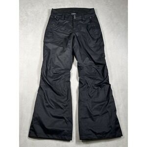 The North Face HyVent Ski Pants Women XS Black Lined Lightweight Waterproof Snow